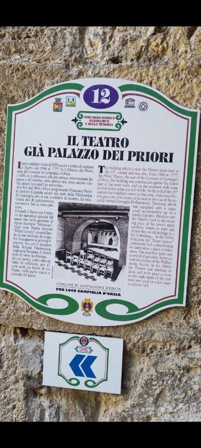 La Casa Del Teatro Lejlighed Campiglia dʼOrcia Eksteriør billede